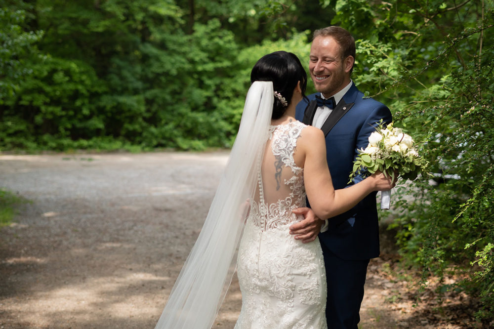 First Look | Brautpaar | Hochzeitsfotograf Straubing-Regensburg | Fotostyle Schindler